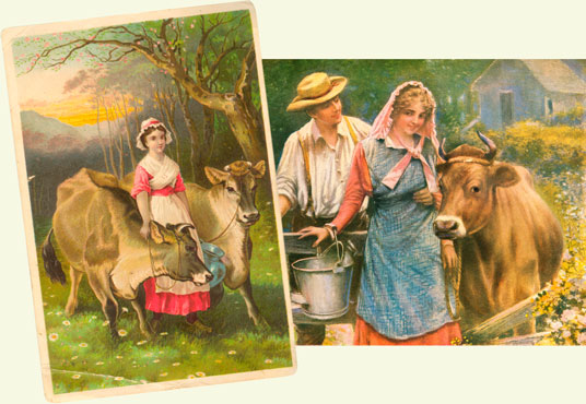 Jerseys and people in paintings together